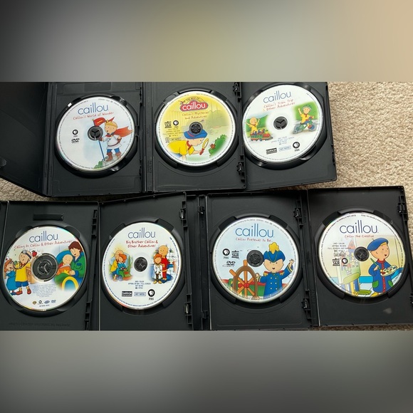 PBS KIDS Lot of 7 Caillou Episodes DVDs In Cases Some Vintage Rosie - Picture 4 of 4